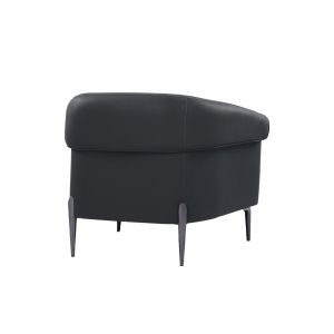 Фотьойл RFG Megan, екокожа, метална основа, черен