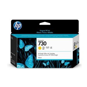 Оригинален патрон HP P2V64A, No730, 130 ml, Yellow