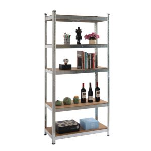 Стелаж RFG, метален, с 5 рафта, 1000 х 400 х 1920 mm, MDF, до 65 kg