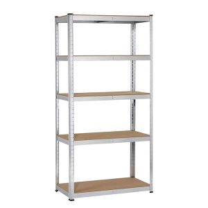 Стелаж RFG, метален, с 5 рафта, 1000 х 400 х 1920 mm, MDF, до 65 kg