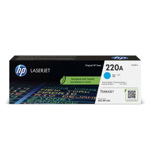 Оригинална тонер касета HP 220A, W2201A, LJ PRO 4202/4302, 1800 страници/5%, Cyan