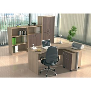 Контейнер за бюро K10, с 1 чекмедже, с врата, 41 x 51 x 60 cm, ПДЧ