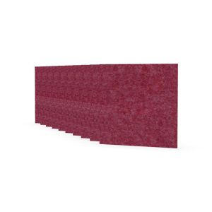 Акустично пано Narbutas Pet, квадрат, 200 х 200 х 9 mm, PET филц, 10 броя, тъмнорозово