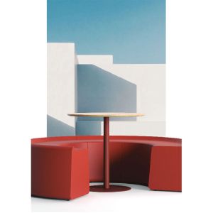 Модулна седалка Boln Sarek I, Coral, трапецовидна, 580 х 640 х 490 mm