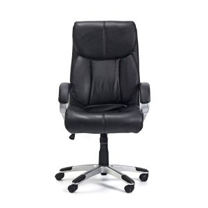 Директорски стол Midas, екокожа, Tilt механизъм, до 120 kg, черен