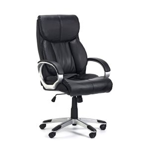 Директорски стол Midas, екокожа, Tilt механизъм, до 120 kg, черен