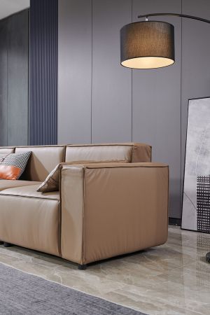 Фотьойл RFG Kiano, екокожа, 1160 х 880 х 760 mm, кафяв