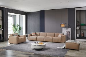 Фотьойл RFG Kiano, екокожа, 1160 х 880 х 760 mm, кафяв