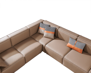 Фотьойл RFG Kiano, екокожа, 1160 х 880 х 760 mm, кафяв