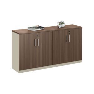 Шкаф RFG Lisabon, 1600 х 400 х 840 mm, ПДЧ, дъб и сиво