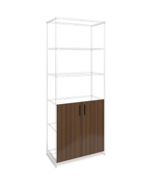 Врата RFG RV3 Elmaz S3, 380 х 18 х 760 mm, ПДЧ 18 mm, 2 броя в комплект, австралийски дъб