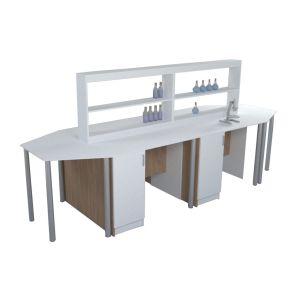 Шкаф RFG Labo, с мивка и батерия, 1200 х 600 х 900 mm, ПДЧ 18 mm