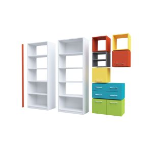 Стелаж RFG Libra 2, с 5 рафта, 766 х 400 х 1993 mm, ПДЧ 18 mm