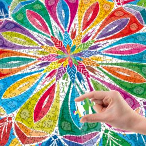 Moxy Пъзел Мандала, кръгъл, 1000 части