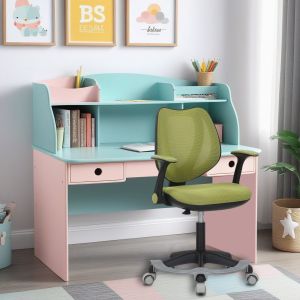 Детски стол RFG Sweety Black, меш, до 100 kg, зелен