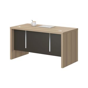 Бюро RFG Milano, 1400 х 700 х 750 mm, ПДЧ 40 mm, светъл дъб и тъмносиво