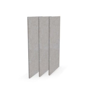 Акустично пано Narbutas Pet, правоъгълник, 200 х 400 х 9 mm, PET филц, 3 броя, светлобежово