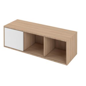 Шкаф Narbutas Choice, с плъзгащи се врати, 1200 x 400 x 370 mm, ПДЧ 18 mm, меламин кехлибарен дъб