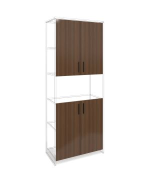 Врата RFG RV3 Elmaz, 380 х 18 х 760 mm, ПДЧ 18 mm, 4 броя в комплект, австралийски дъб