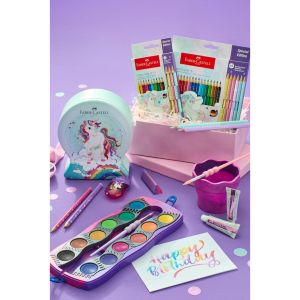 Faber-Castell Молив Еднорог, чернографитен, НВ, розов