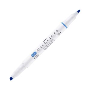 Zebra Текст маркер Mildliner Cool & Refined, двоен, тъмносин