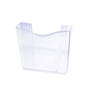 KEJEA Поставка за брошури, стенна, вертикална, А5, прозрачна