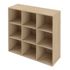 Стелаж Narbutas Choice, 1200 x 400 x 1075 mm, ПДЧ, меламин избелен дъб, меламин избелен дъб