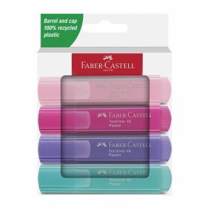 Faber-Castell Текст маркер 1546, пастелен, 4 цвята