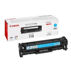 Оригинална тонер касета Canon CRG 718, 2900 страници/5%, Cyan