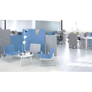 Комплект крака за панел Free Standing, метални, с колелца, 4 броя