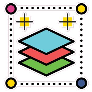 STEM Стикер, Дизайн и 3D прототипиране, комплект А1, 80 cm, стикер 10