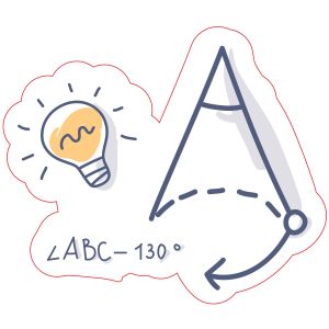 STEM Стикер, Математика и информатика - Математика, комплект D4, 150 cm, стикер 2