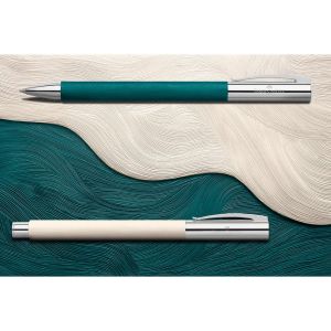 Faber-Castell Писалка Ambition, M, кинематографично-бяла