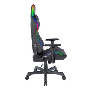 Геймърски стол RFG West Pro, екокожа, полиамидна основа, до 130 kg, черен