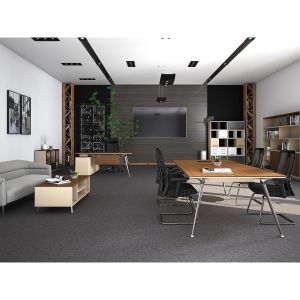 Ниска маса RFG Paris, 1200 х 600 х 450 mm, правоъгълен плот, ПДЧ 25 mm, орех и сиво