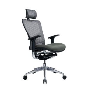 Ергономичен стол RFG TECH@PRO, Multi-function механизъм, до 250 kg, сив