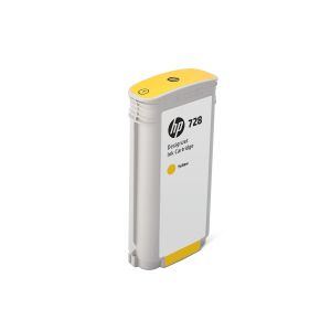Оригинален патрон HP No.728, F9J65A, 130 ml, Yellow