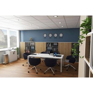 Шкаф RFG Monaco, 800 х 400 х 840 mm, ПДЧ, бял