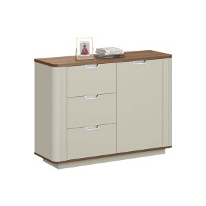 Шкаф RFG Elmaz, 1200 х 400 х 900 mm, ПДЧ, австралийски дъб и сиво