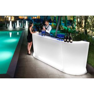 Ъглов модул Lyxo Bancone Marvy, 650 х 650 х 1100 mm, полиетилен