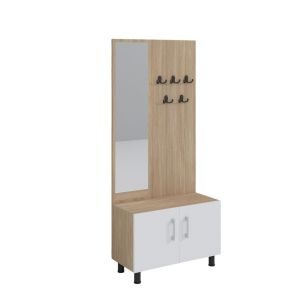 Врата за портманто RFG, 400 х 18 х 420 mm, ЛПДЧ, бяла, 2 броя в комплект