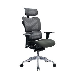 Ергономичен стол RFG TECH@GAMES, Multi-function механизъм, до 250 kg, сив