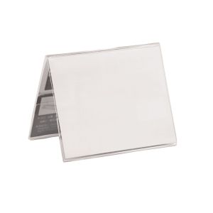 KEJEA Информационна поставка за бюро, хоризонтална, 100 х 80 mm, прозрачна