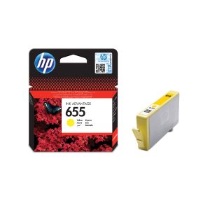 Оригинален патрон HP CZ112AE, NO655, 600 страници/5%, Yellow