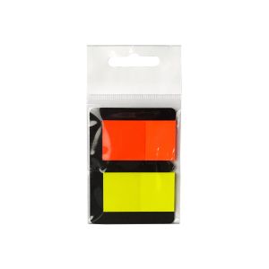Top Office Самозалепващи се индекси, 45 x 25 mm, 2 цвята, 50 броя