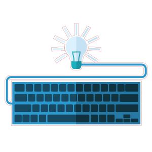 STEM Стикер, Математика и информатика - Информатика, комплект E6, 50 cm, стикер 1