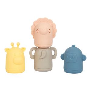 Small Foot Комплект играчки за баня, силиконови, 4 броя