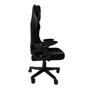 Геймърски стол RFG Blaze, текстил, Butterfly механизъм, полипропиленова основа, до 130 kg, черно-сив