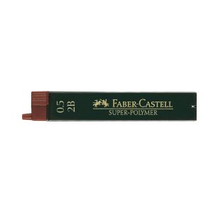 Faber-Castell Мини графити Super-Polymer, 0.5 mm, 2B, 12 броя