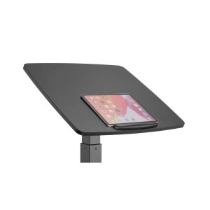 Маса RFG Active, с регулируема височина, 600 х 520 х 758-1128 mm, правоъгълен плот, черна